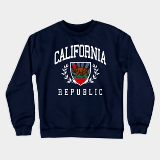 California Republic (vintage distressed look) Crewneck Sweatshirt